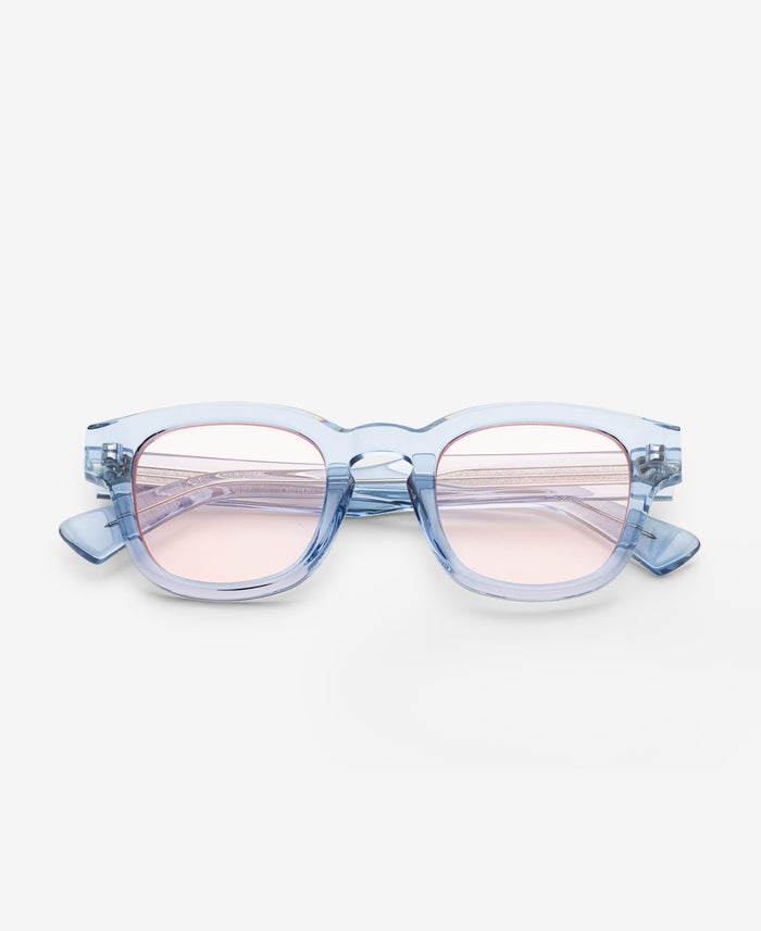 AUSTIN REVEAL - Transparent Blue / Transparent Peach-red tint
