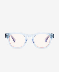 AUSTIN REVEAL - Transparent Blue / Transparent Peach-red tint
