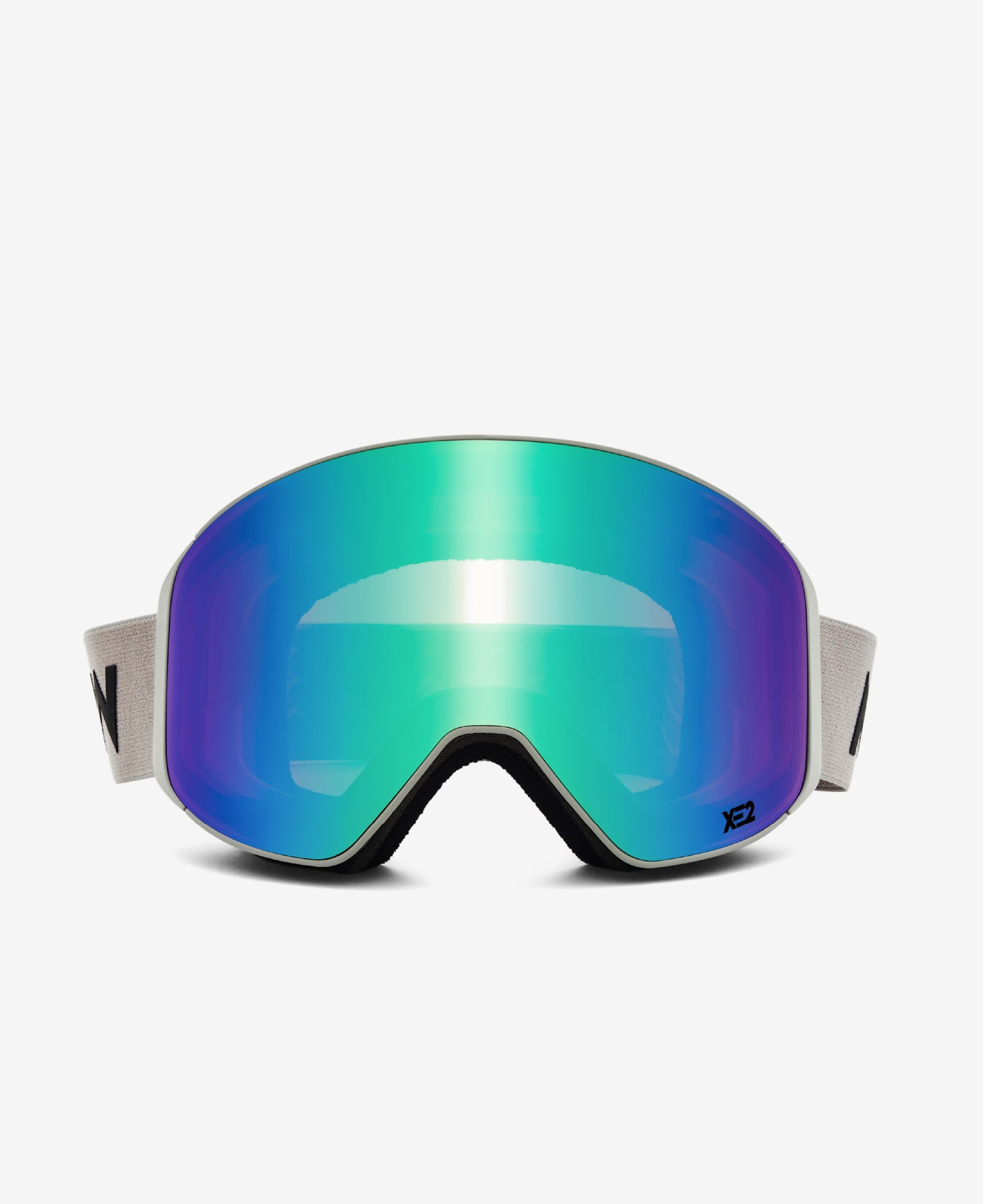 スキー・スノーボードアクセサリー MESSYWEEKEND FERDI BLACK Green Mirrored Best Silver Ski Goggles & Silver Mirrored Ski Goggles