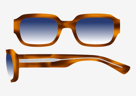 DOWNEY REVEAL - Havana Reveal Farbverlauf Blau
