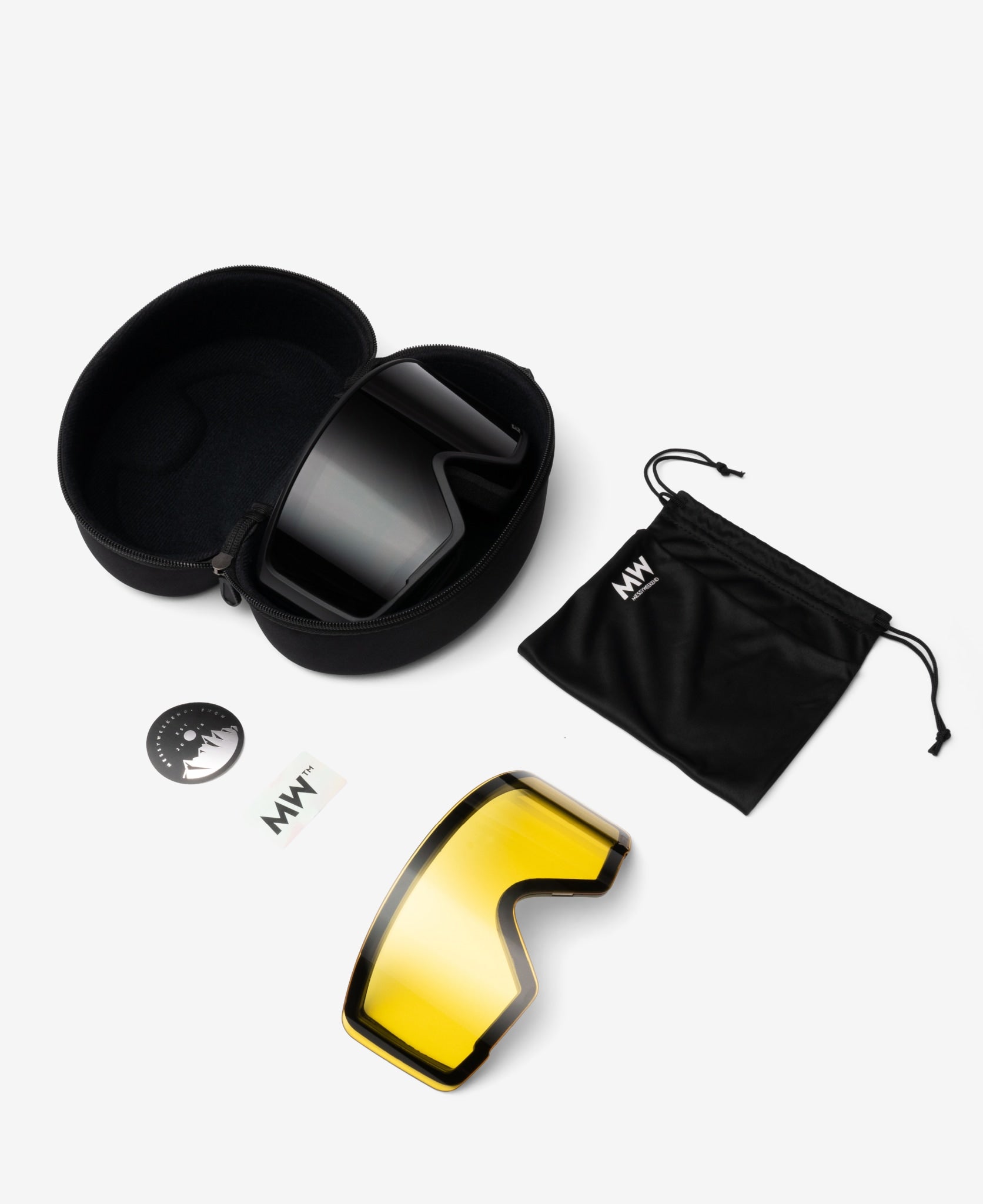 FLIP Black Dark Grey Goggles | MESSYWEEKEND