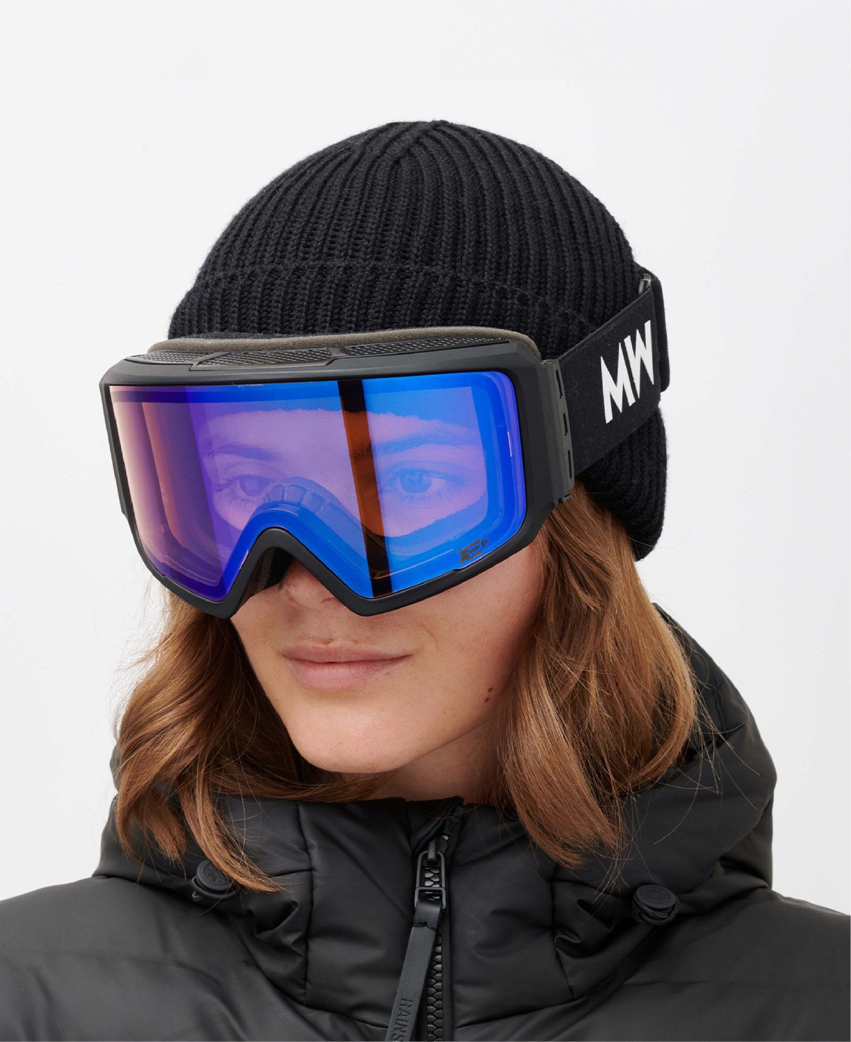 【未使用】messyweekend XEP スノー ゴーグル FLIP Black XEp Photochromic Snow Goggles | MESSY WEEKEND