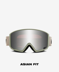 Light Grey Silver Mirrored