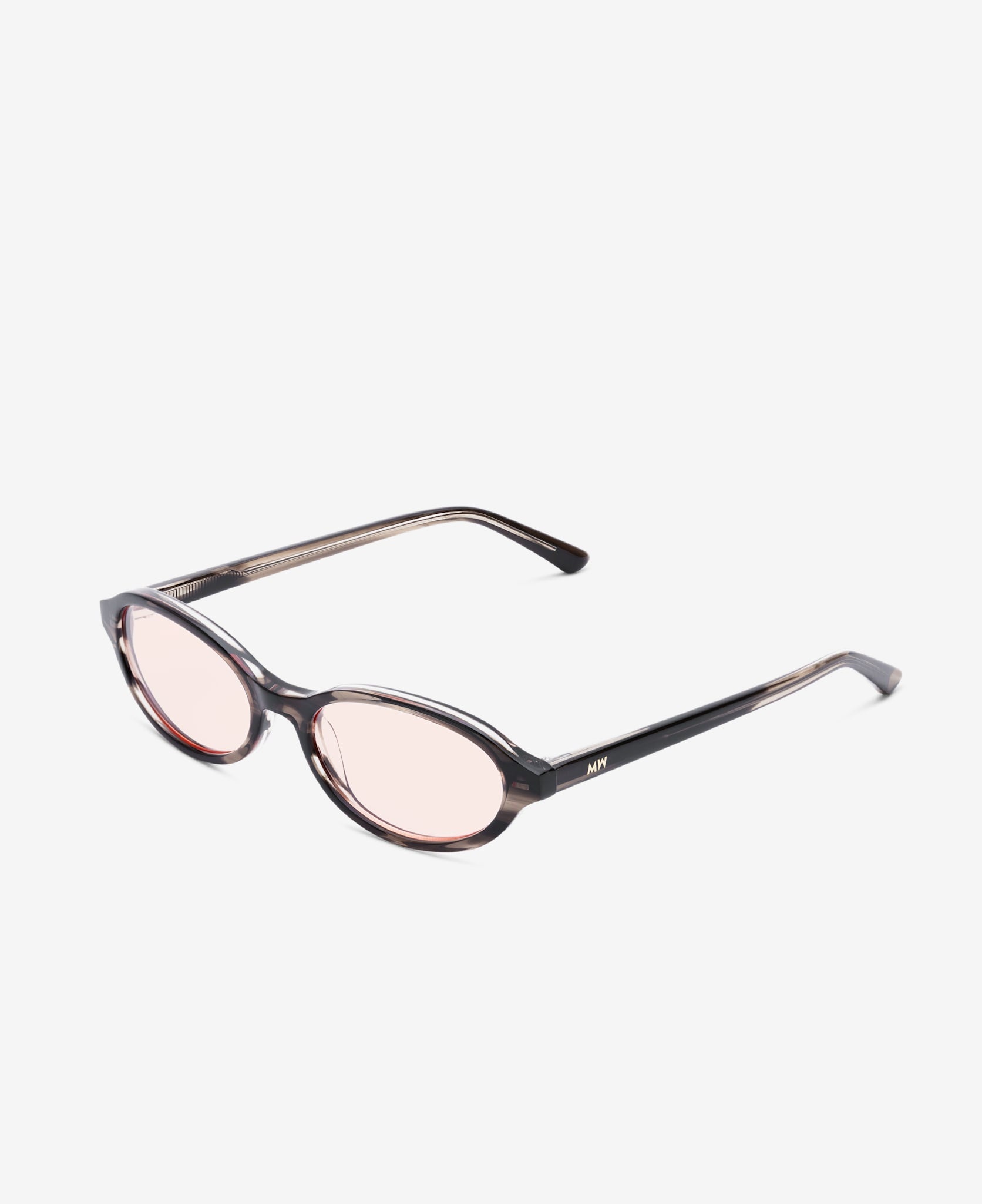 IVY OPTICS - Cloudy Gray Peach-red tint
