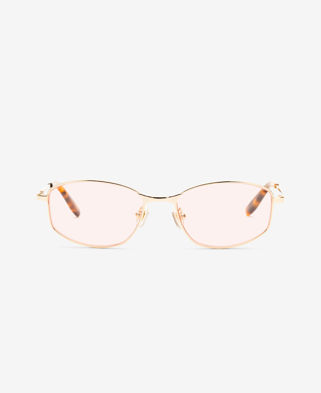 LEXIE OPTICS - Gold Peach-red tint