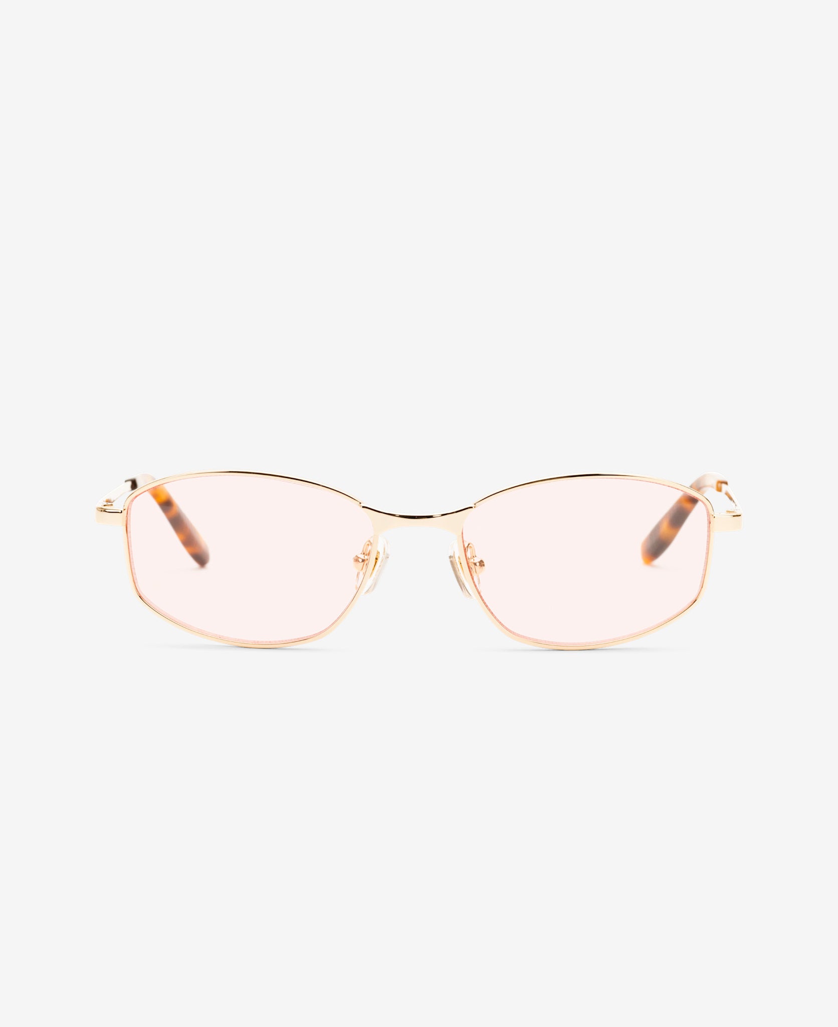 LEXIE OPTICS - Gold Peach-red tint