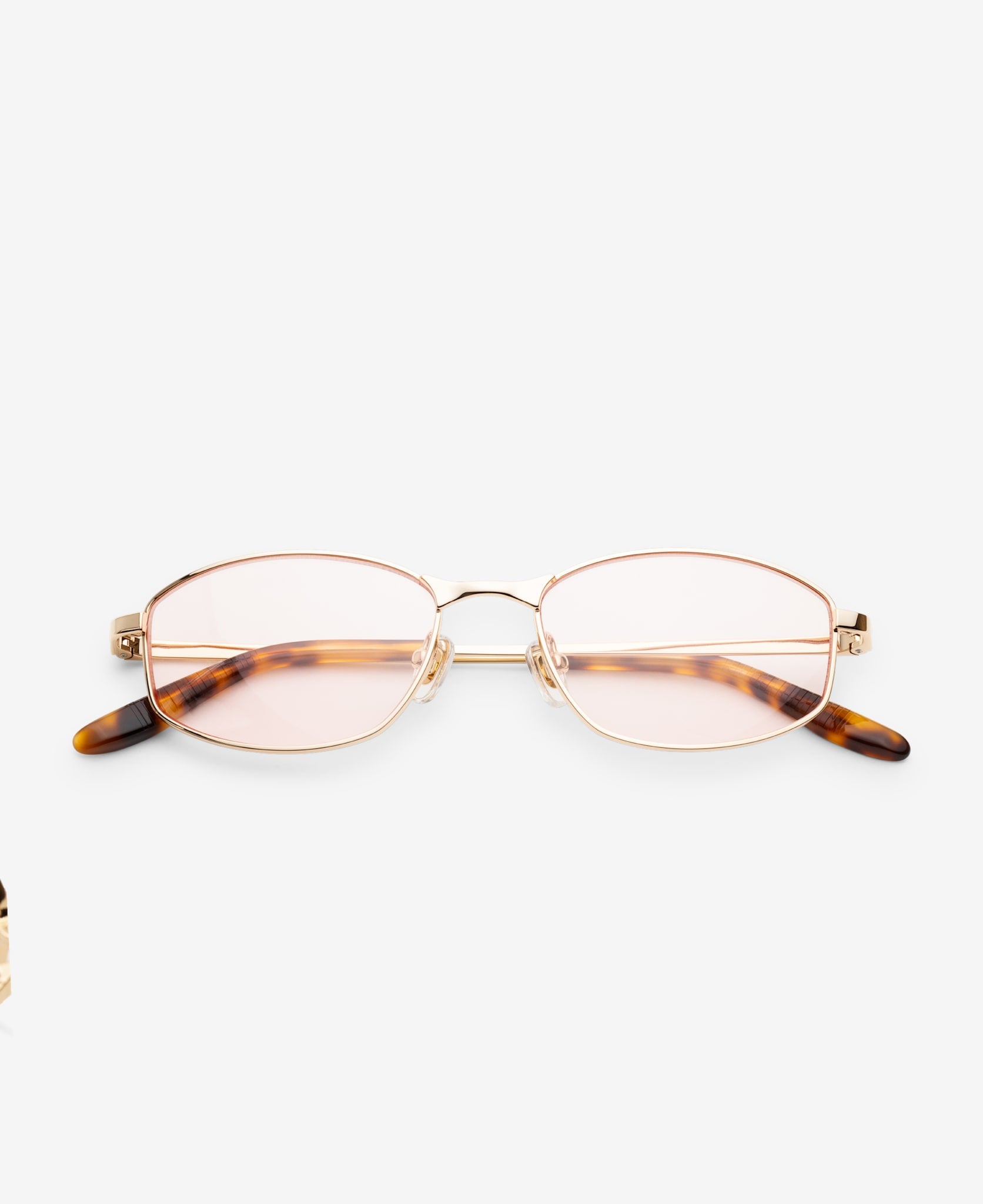 LEXIE OPTICS - Gold Peach-red tint