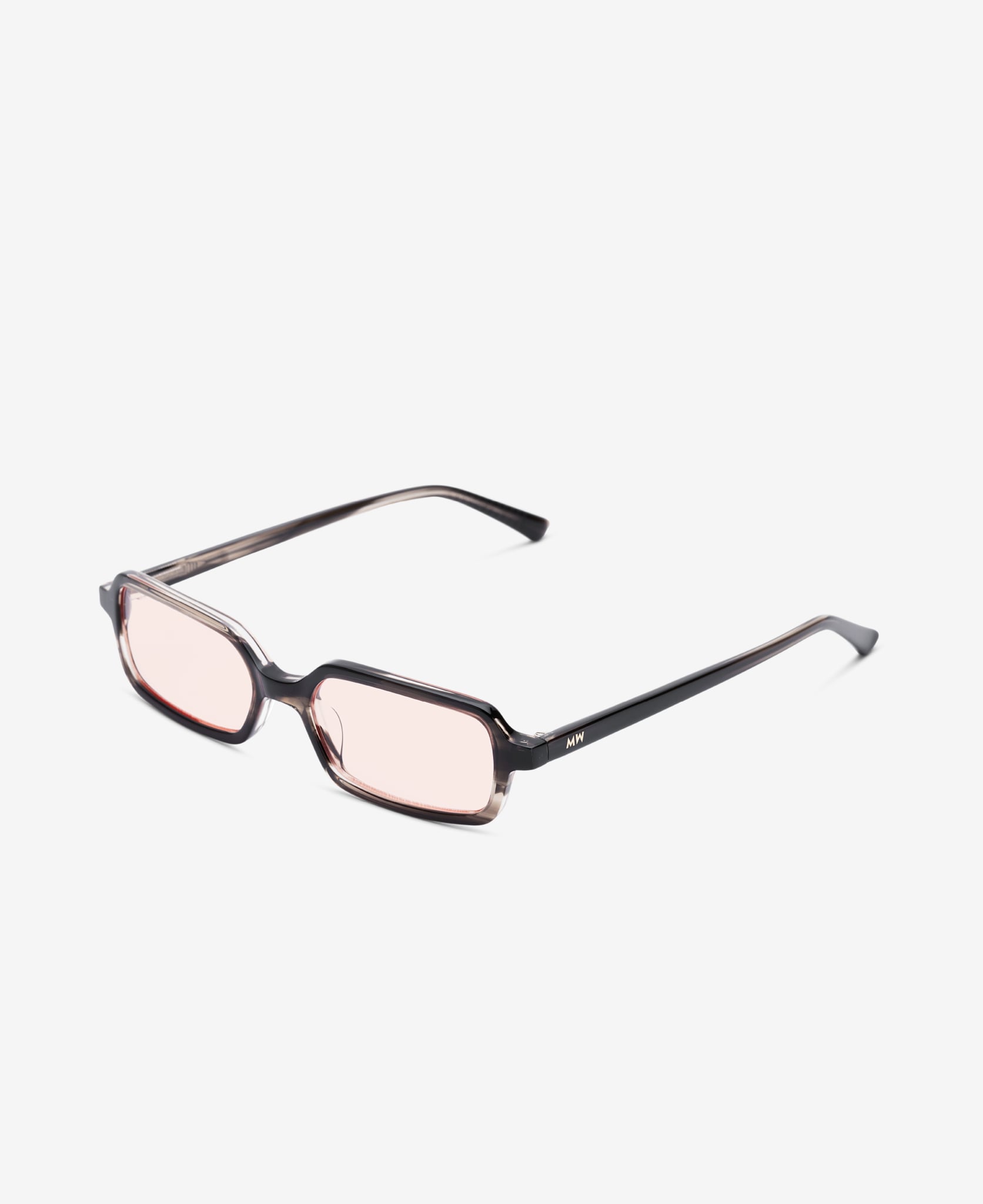 MILO OPTICS - Cloudy Gray Peach-red tint