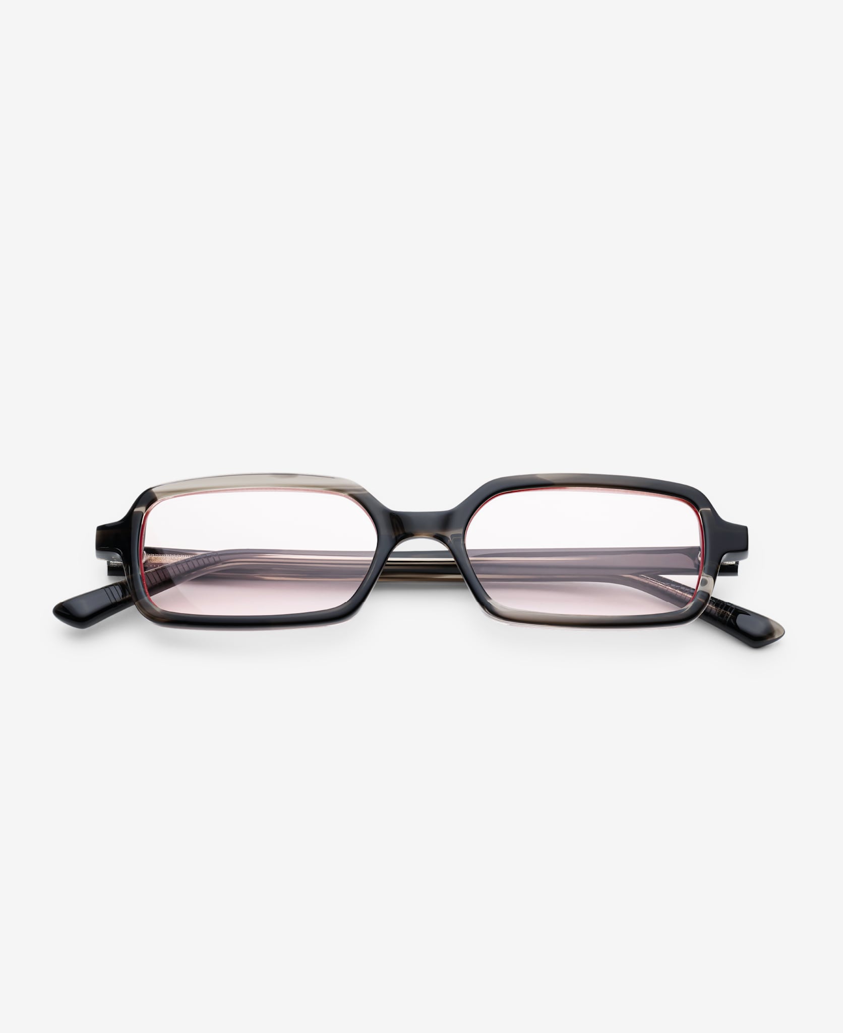 MILO OPTICS - Cloudy Gray Peach-red tint