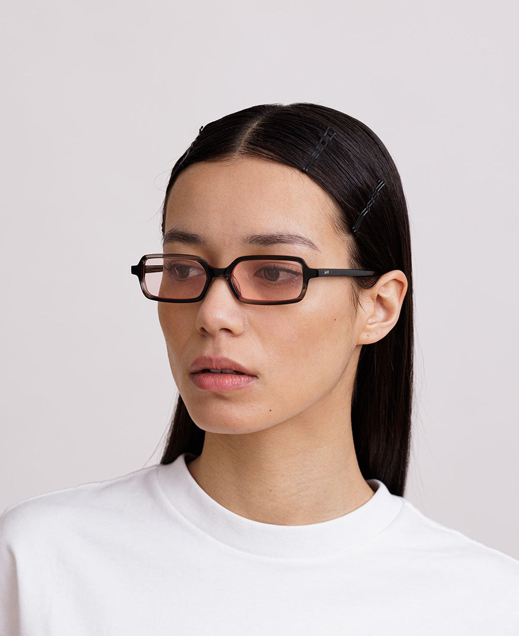 MILO OPTICS - Cloudy Grey Peach-red tint