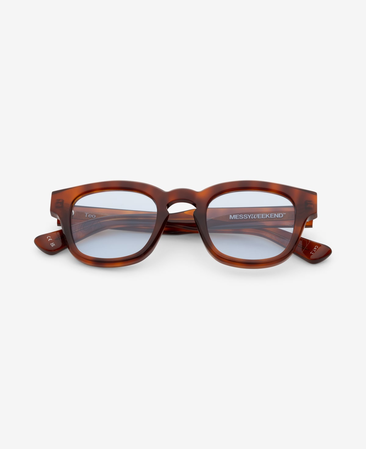 TEO - Burnt Havana Soft Blue