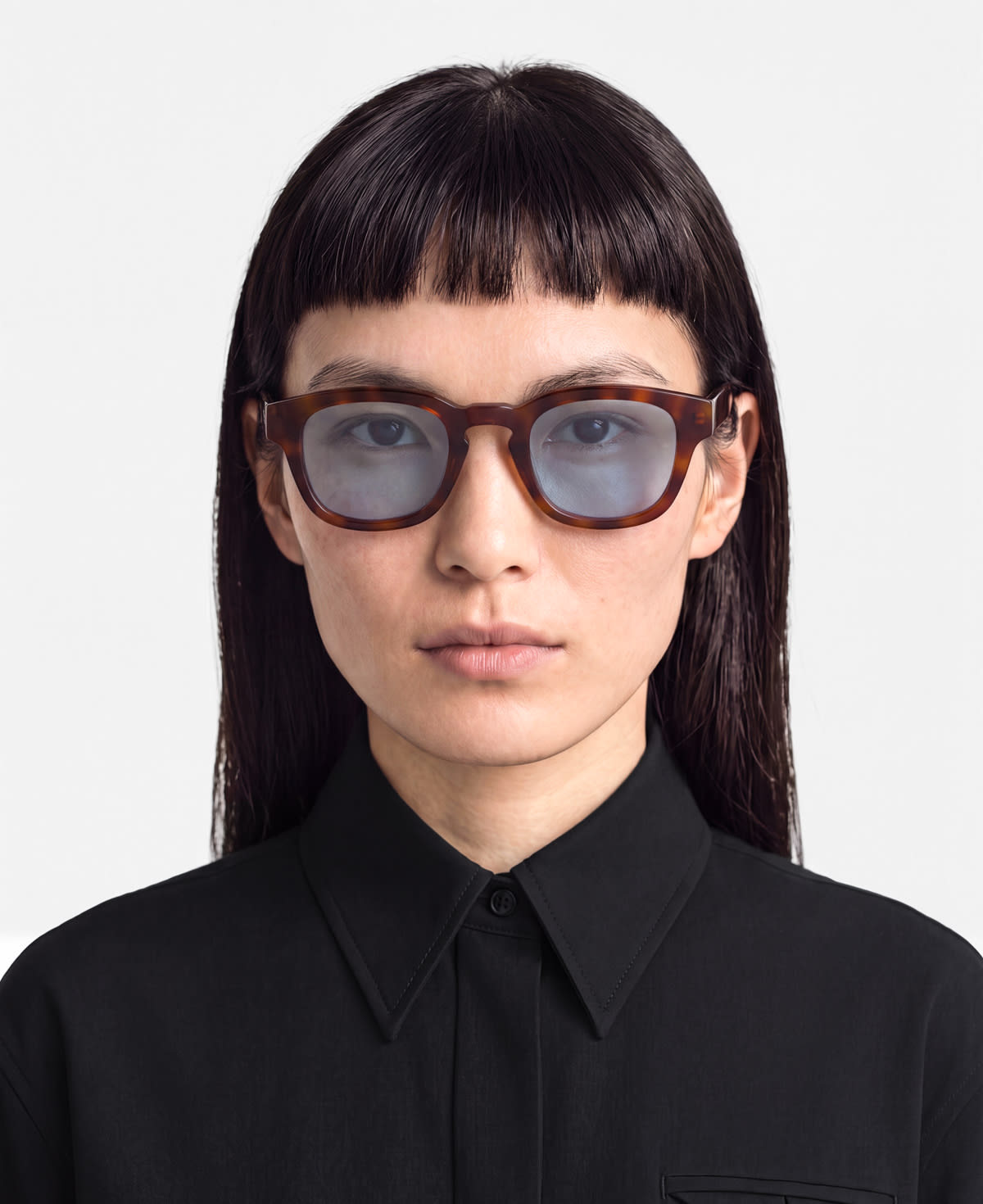 TEO - Burnt Havana Soft Blue