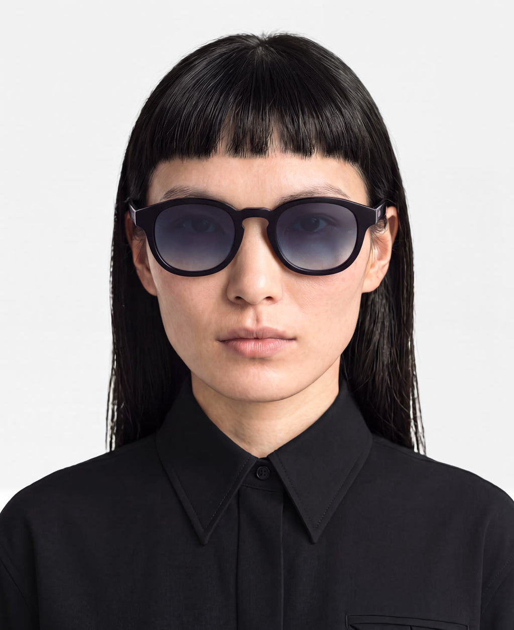 AKI - Black Deep Blue Gradient