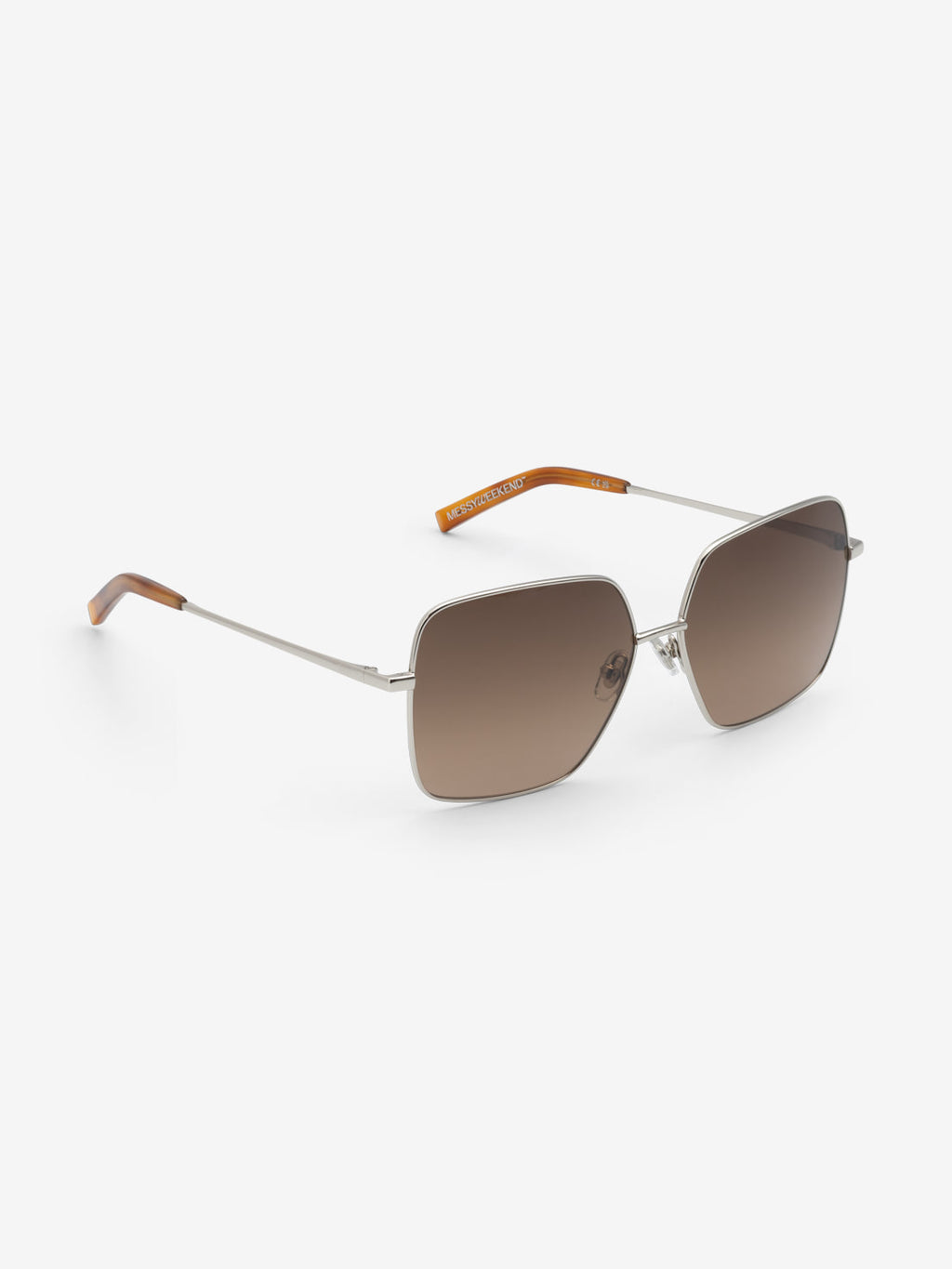 AREL - Shiny Silver Deep Brown Gradient