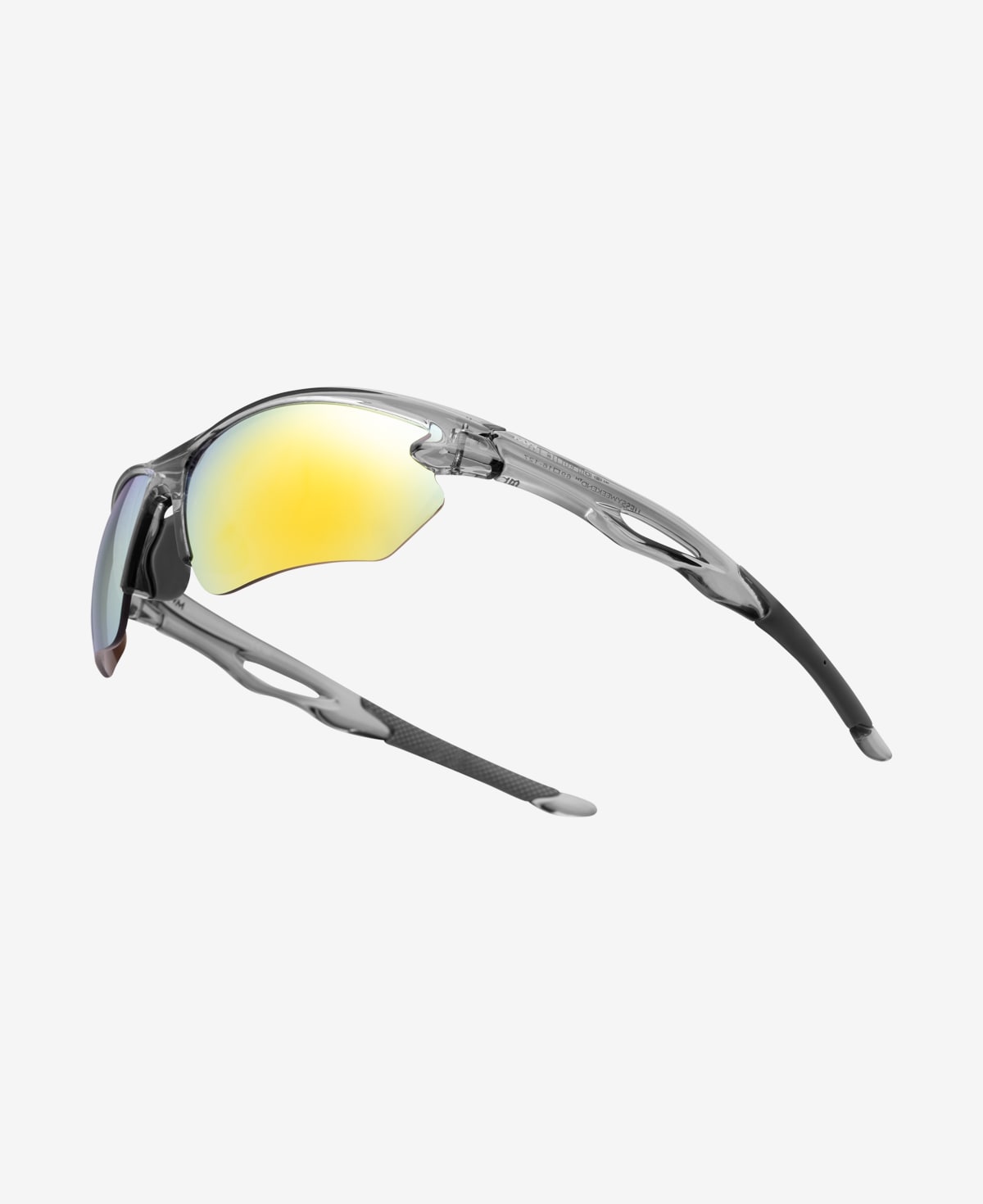 RATE - Transparent Grey Green Revo Mirrored
