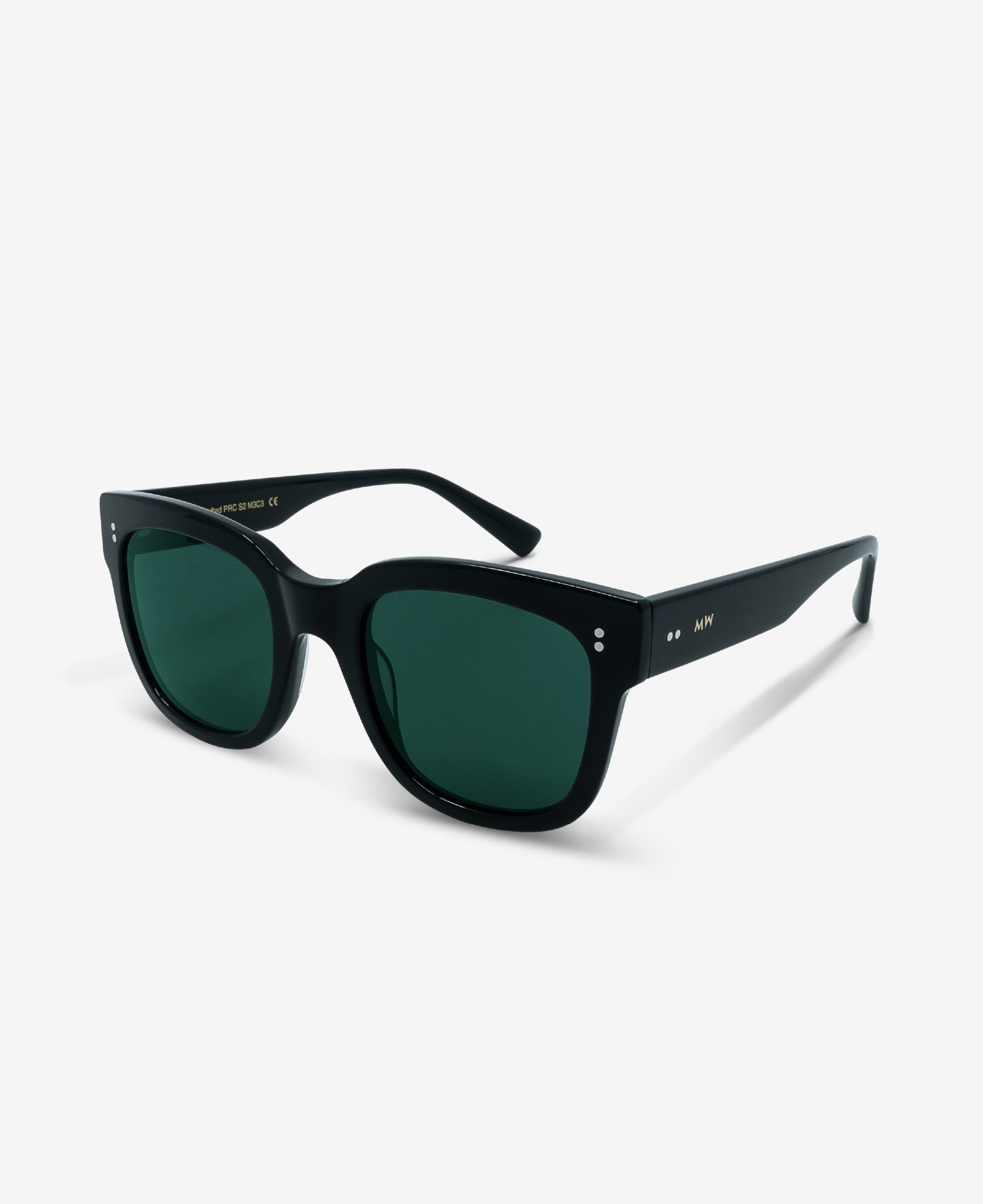 LIV Black Green - Sonnenbrille in Übergröße | MESSYWEEKEND